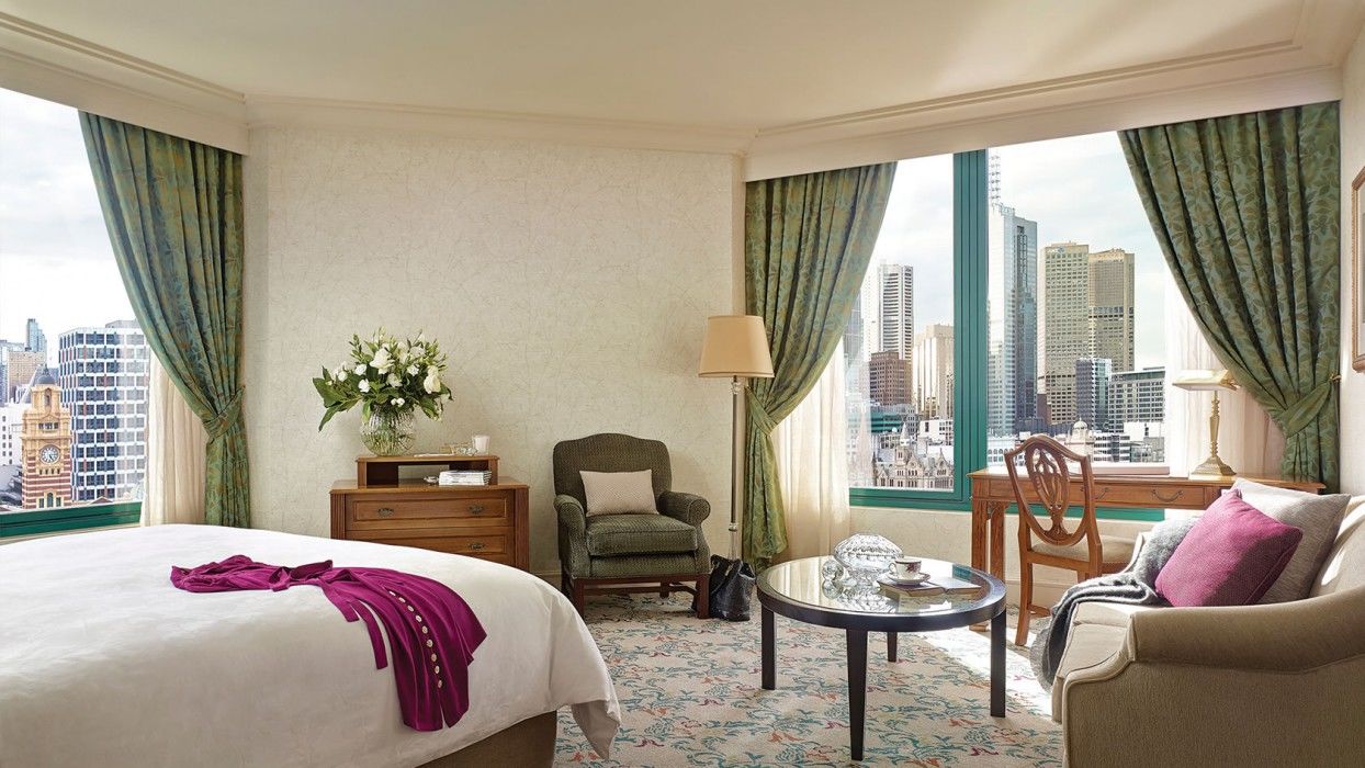 墨尔本朗廷酒店 外观 照片 A room at the Mandarin Oriental, Hong Kong