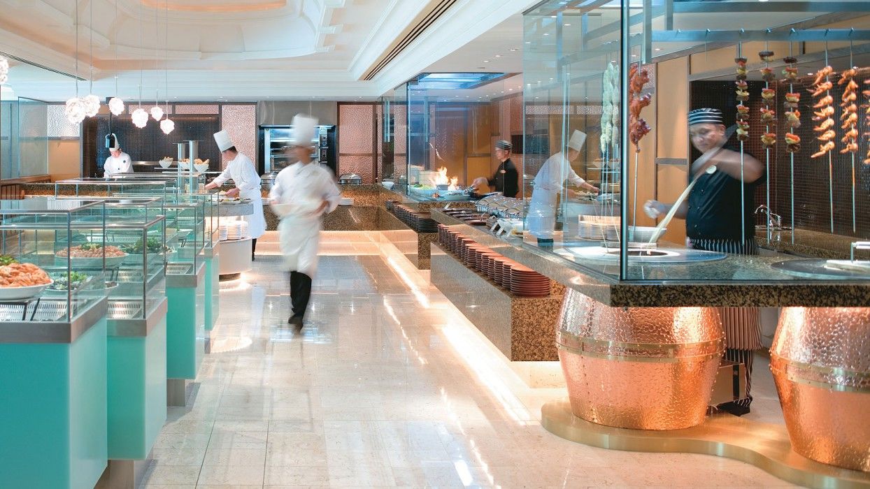 墨尔本朗廷酒店 外观 照片 The kitchen at the Grand Hyatt Hotel, Kuala Lumpur